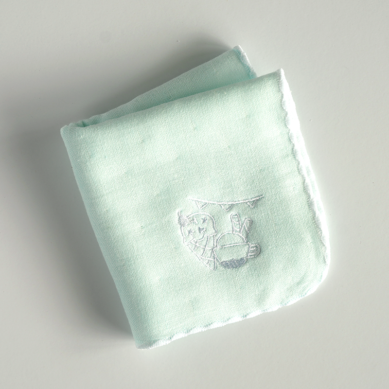 小時光紗布小手巾-薄荷綠(冰淇淋), , hi-res image number null